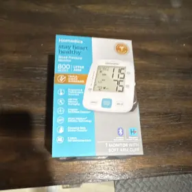 Homedics Bpa-800hwt 800 Series Upper Arm Blood Pressure Monitor Bluetooth Soft Cuff