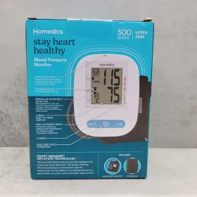 Bpa-900bt-wt Homedics Upper Arm 500 Series Stay Heart Healthy Blood Pressure Monitor - New