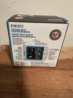 Bpw-930bt Homedics Premium Wrist Blood Pressure Monitor New #3