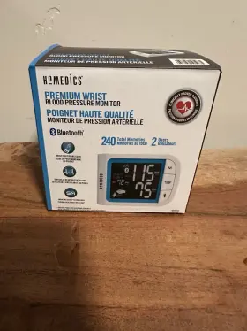 Bpw-930bt Homedics Premium Wrist Blood Pressure Monitor New