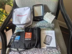 Wgnbpa-550 Homedics Premium Blood Pressure Arm Monitor Voice Assist Walgreens Cuffs L Std