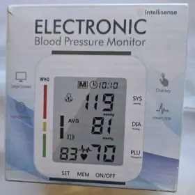 Hong S 313033073027 Digital Wrist Blood Pressure Monitors 120 Reading Memory Clinically Accurate