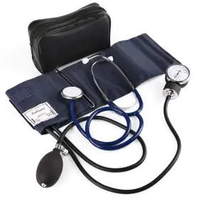Honsun 445002370394 Lotfancy Aneroid Sphygmomanometer With Stethoscope Kit Professional Manual Bloo