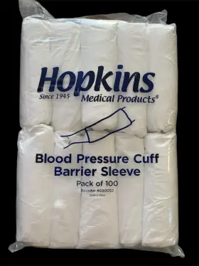 Hopkins Medical Products 690052 Barrier Bp Cuff Sleeve 42 Cm Pack Of 100