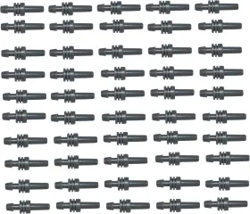 Hqrp 8877723103258 50pcs Blood Pressure Monitor Arm Cuff Connectors 5mm Diameter Replacement