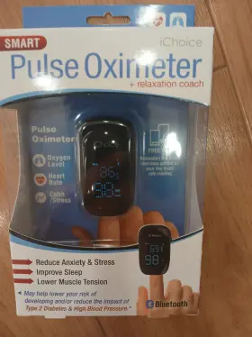 Po-200 I Choice Blood Oxygen Finger Pulse Oximeter Rechargeable