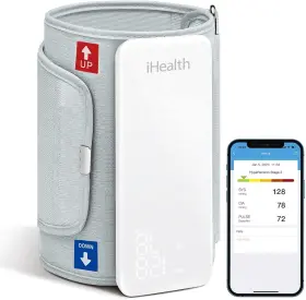4585 Ihealth Neo Wireless Blood Pressure Monitor Upper Arm Cuff Bluetooth