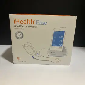 Ihealth 856362005098 Ease Wireless Blood Pressure Cuff /monitor Bluetooth Smartphone Connect