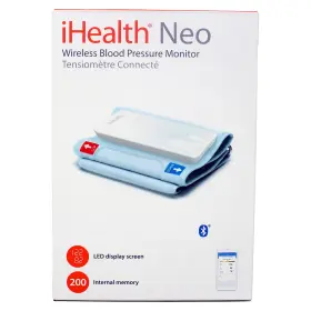 Ihealth 856362005142 Neo Wireless Blood Pressure Monitor With Upper Arm Cuff I Count
