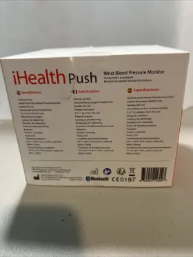 Kd-723 Ihealth Push Wrist Digital Bluetooth Blood Pressure Monitor-barely Used #3