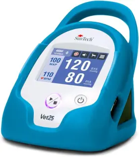 Vet25  Inc. 313102638669 Suntech Veterinary Continuous Interval Blood Pressure Monitor Peacock Blu