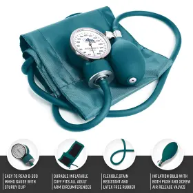 At27bpstkk Inc Dual Head Sprague Stethoscope And Sphygmomanometer Manual Blood Pressure Cuff Se #2
