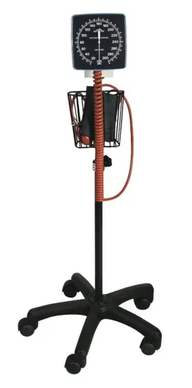 Industries Healthcare Mds9407 Mobile Aneroid Blood Pressure Monitor Stand Included Precise Portable And Us