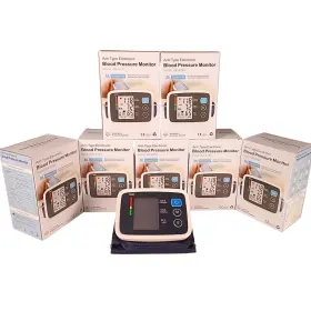 Ck-a155 Intelligent Pressure System New Blood Monitor Arm Cuff Digital 2 Users Fda Automatic