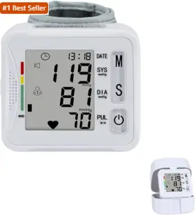 Kangweile 744110383652 Topbomed Electronic Blood Pressure Monitor Wrist 2x99 Rea