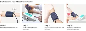Kardigi 198715788570 Blood Pressure Monitor Upper Arm Electronic Stores Up To 2 X 120 Readings. #2