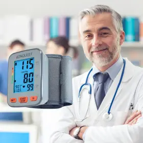 Kbp-2910w Konquest Automatic Wrist Blood Pressure Monitor 1 Count Pack Of #3