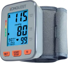Kbp-2910w Konquest Automatic Wrist Blood Pressure Monitor 1 Count Pack Of