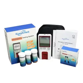 Kw-250 Kuweicheck Hemoglobin Test Meter Kit With 50pcs Strips 50 Lancets And Capillary Tubes