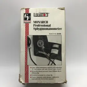 03-203bl Labtron Monarch Sphygmomanometer Model Blue Vintage Brand New