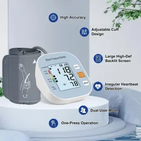 Laukum 723269890273 Blood Pressure Monitors For Home Use Machine Upper Arm With L #2