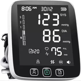 Lazle 850027296005 Blood Pressure Monitor - Automatic Upper Arm Machine And Accurate Ad