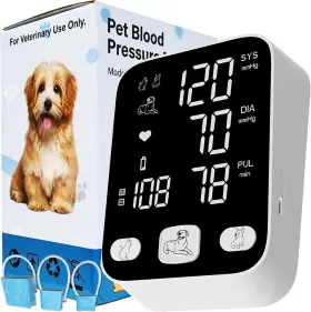 Lbo Dd010 Pet Blood Pressure Monitor Dog Cat Veterinary Bp Machine 3 Cuffs Lcd