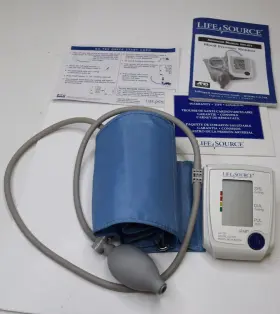 Ua-705 Lifesource Life Source Blood Pressure Monitor Electric Automatic Cuff Size Variable