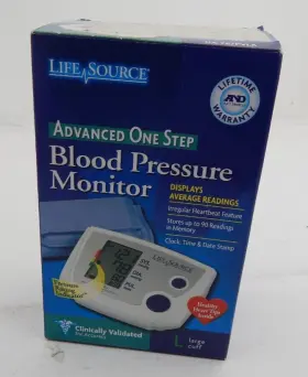 Ua-767pvla Lifesource Advanced One Step Blood Pressure Monitor Large Cuff