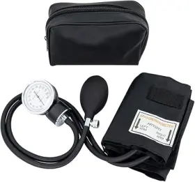 58730-bk Line2design Manual Blood Pressure Cuff - Adult Large Medical Deluxe Aneroid Sphy