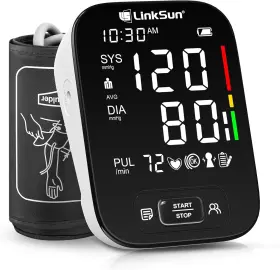 A221-2 Linksun Blood Pressure Monitor For Home Use With Extra Large Cuff Automatic Digital
