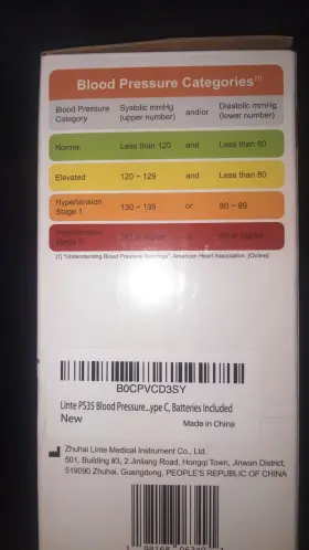 Ps35 Linte Blood Pressure Monitor Model #2
