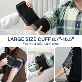 Aes-u382 Longevousioo Blood Pressure Monitor For Home Use Automatic Bp Machine Digital High Large #3