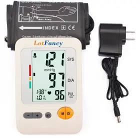 11c-1851-e Lotfancy Blood Pressure Monitor Upper Arm Large Cuff 11.8-16.5 Inch Accurate Digital Bp G