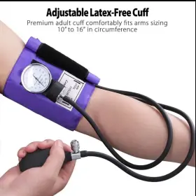 Lotfancy 445006830825 Aneroid Sphygmomanometer With Stethoscope Kit Brand 10 Inch -16