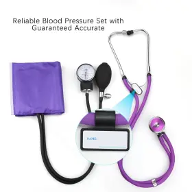Lotfancy 958104837951 Aneroid Sphygmomanometer With Stethoscope Kit Universal Bp Cuff 10 Inch -16 A #2