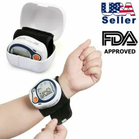 B01mduf5xu Lotfancy Blood Pressure Monitor Digital Wrist Adjustable Cuff With Case Nib Tested B2