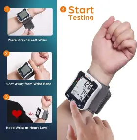 Bp2208 Lotfancy Talking Blood Pressure Monitor 2uers 120m With Function #3