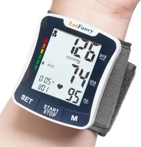 Bp2208 Lotfancy Talking Blood Pressure Monitor 2uers 120m With Function