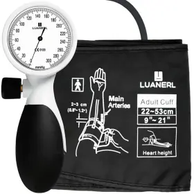 Luanerl 313057419450 Manual Blood Pressure Cuff Adult Large/xl 9 Inch -21 Aneroid Sphygmomanomete