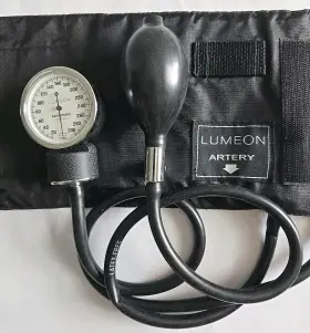 01-720-11abkgm Lumeon Adult Aneroid Unit Sphygmomanometer Blood Pressure Cuff 27.9-41.7 Cm