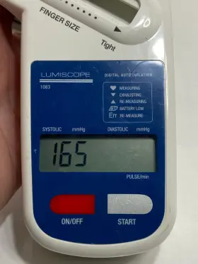 1083n Lumiscope 1083 Digitronic Finger Blood Pressure Bp Monitor Works - A6 #3