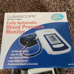 1130 Lumiscope Vintage Fully Automatic Blood Pressure Monitor Model With Box #2