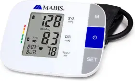 04-650-001 Mabis Smart Universal Talking Blood Pressure Monitor Upper Arm 4 Users Memory