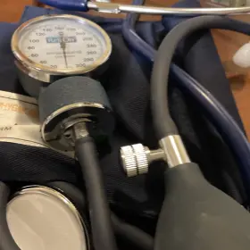 Hs20a Mabis Osphygmomanometer Manual Arm Blood Pressure Monitor Cuff Gauge Wstethescop #3