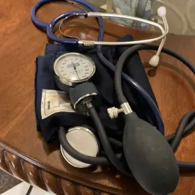 Hs20a Mabis Osphygmomanometer Manual Arm Blood Pressure Monitor Cuff Gauge Wstethescop
