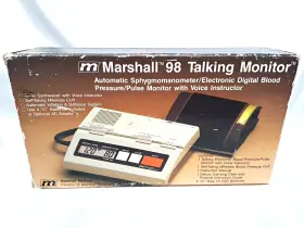 M80519 Marshall 98 Talking Digital Blood Pressure Pulse Monitor Vintage Tested Works #2
