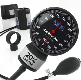 Mdf808b11 Mdf Instruments Extra Large Gauge Calibra Pro Aneroid Adult All Black