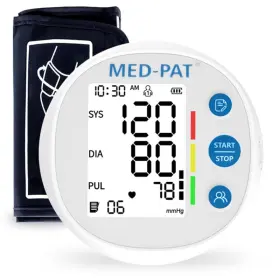 Med-pat 850059294451 Bp-r Blood Pressure Monitor - Digital Automatic Arm Cuff Bp Machine Large L