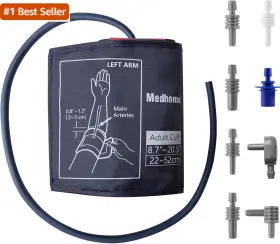 Medhome 313089949994 Extra Large Blood Pressure Cuff Upper Arm 8.7 Inch -20.5 22-52cm Xl Replacement Bp
